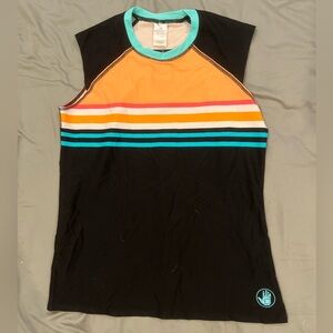 NWT sun protection sleeveless swimwear top. UVF protection.